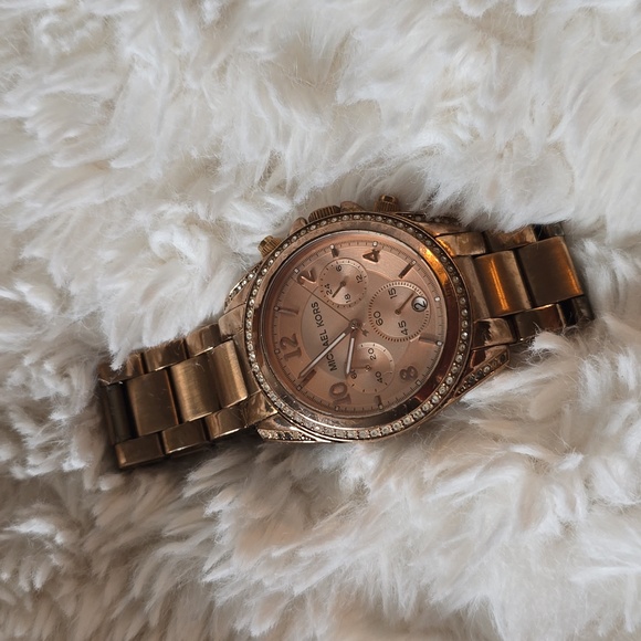 Michael Kors MK5639 Blair Glitz Rose Gold Watch - Picture 1 of 8